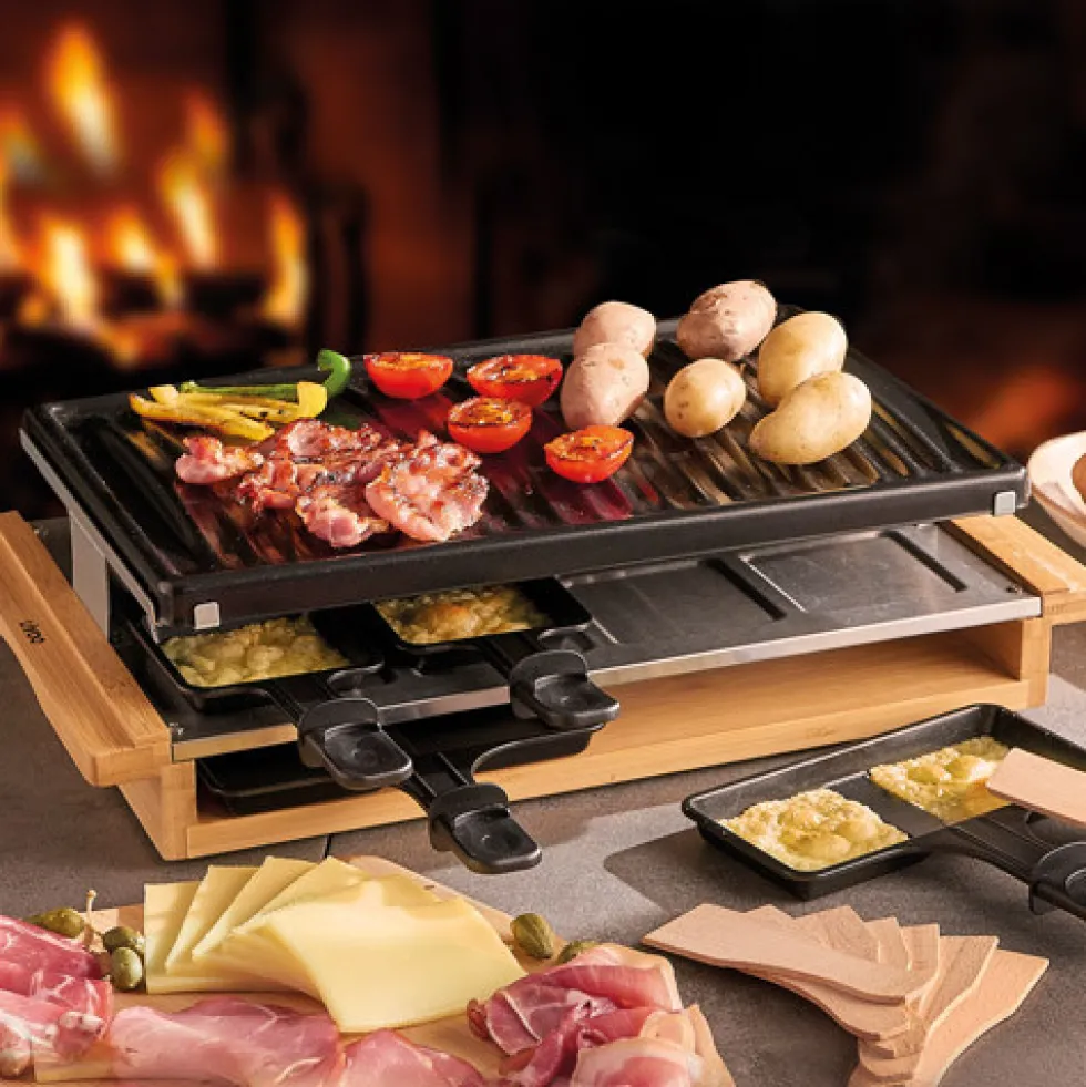 Appareil à raclette 8 personnes