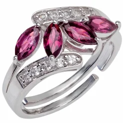 Bague aux 4 grenats