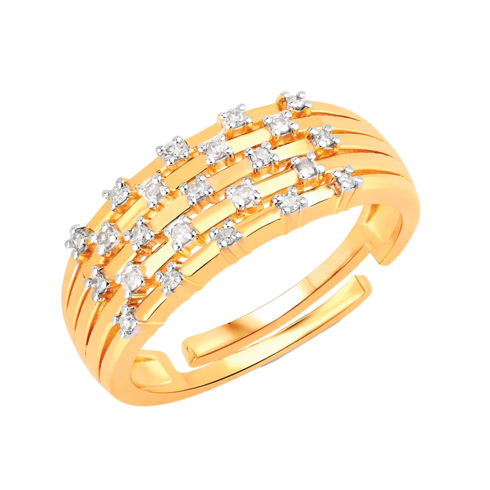 Bague or & diamants
