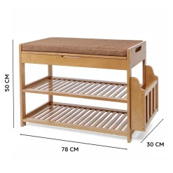 Banc à chaussures 3 en1