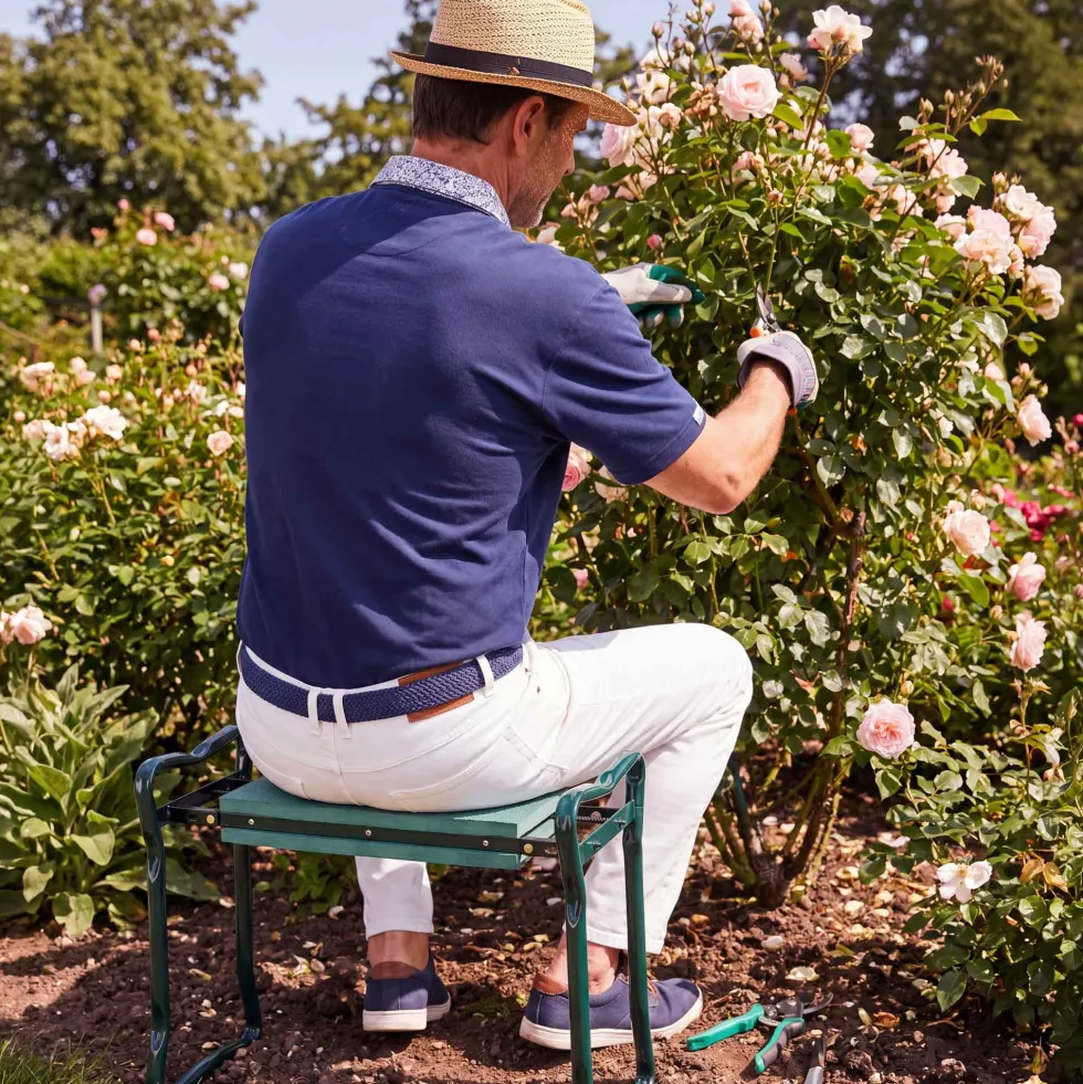 Banc de jardinage réversible