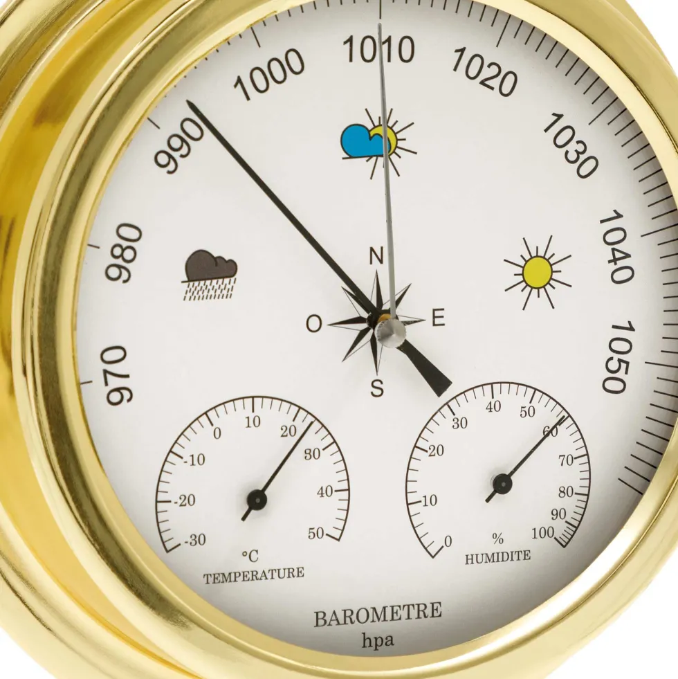 Baromètre 3 en 1 Gold