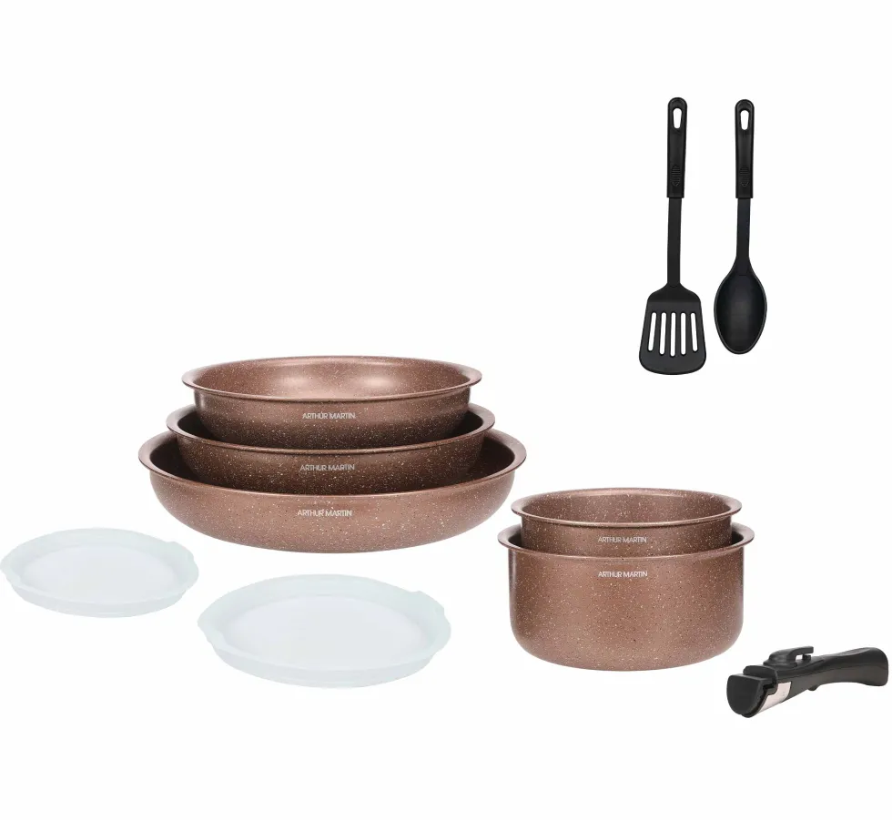 Batterie de cuisine Arthur Martin 10 pièces