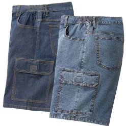 Bermudas battle denim - les 2
