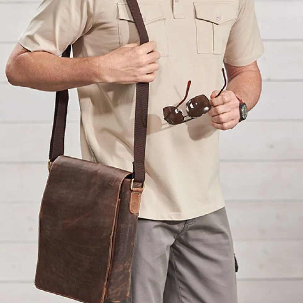 Besace vintage en cuir