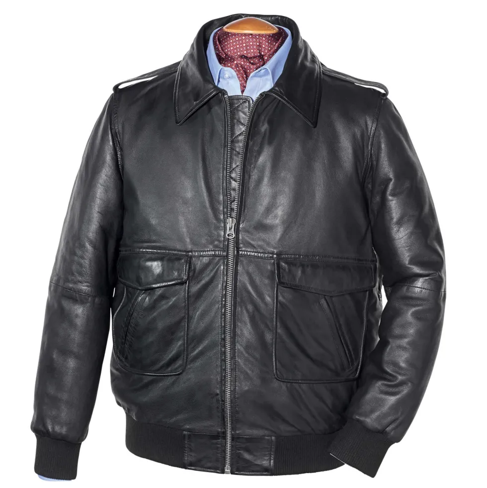 Blouson Cuir Aviateur