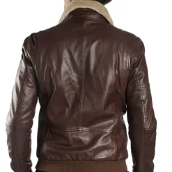 Blouson cuir aviateur