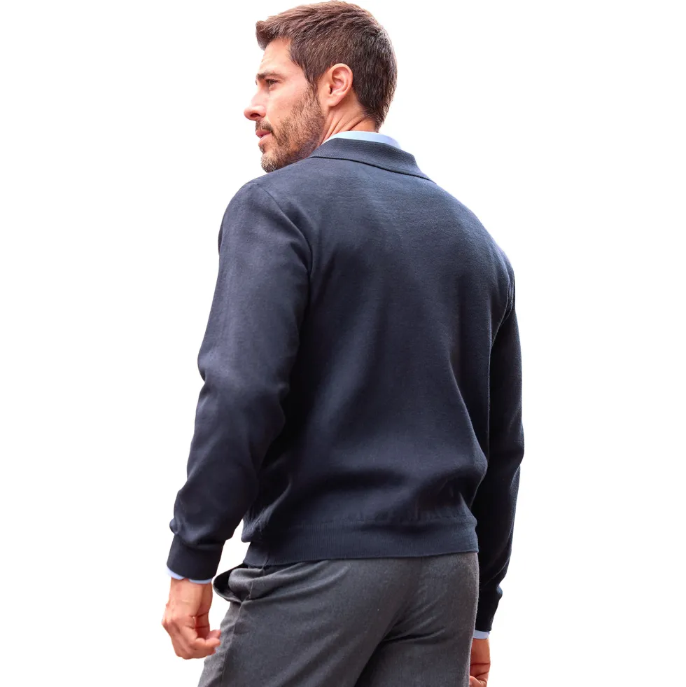 Blouson maille chevrons