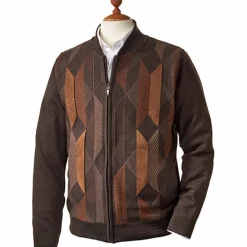 Blouson Mérinos et Alcantara®