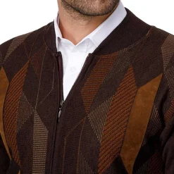 Blouson Mérinos et Alcantara®