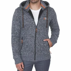 Blouson zippé à capuche