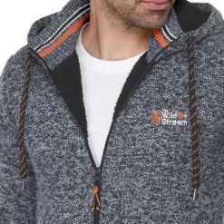Blouson zippé à capuche