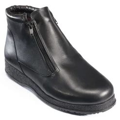 Boots Cuir Doublées Laine