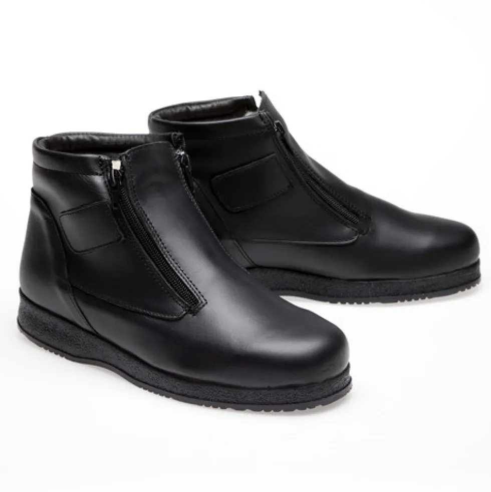 Boots Cuir Doublées Laine