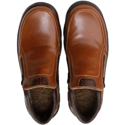 Boots cuir double zip