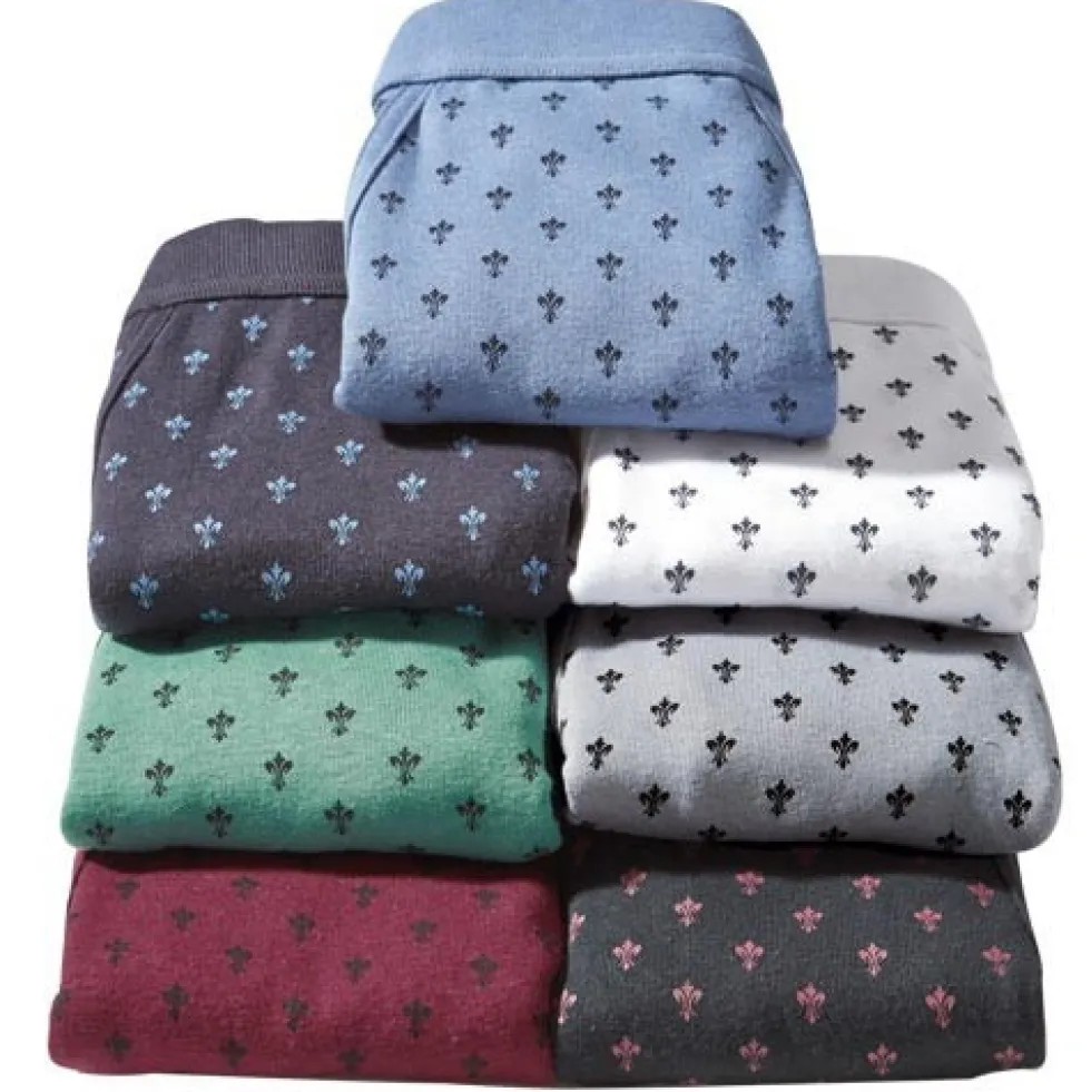 Boxers kangourou fleur de lys - les 7