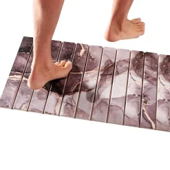 Caillebotis diatomite "marbre noir" - Grand format