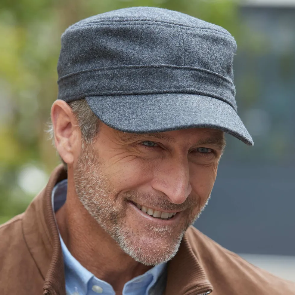 Casquette officier laine