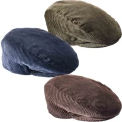Casquettes velours - les 3 (de même taille)