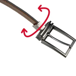 Ceinture cuir réversible