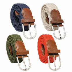 Ceintures tressées extensibles - les 4
