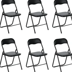 Chaises pliantes - les 6