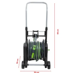 Chariot enrouleur à pédale