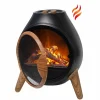 Chauffage d’appoint "feu de bois"
