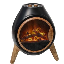Chauffage d’appoint "feu de bois"