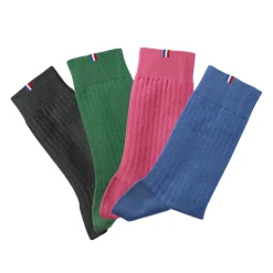 Chaussettes coton fil d'Ecosse - les 4 paires