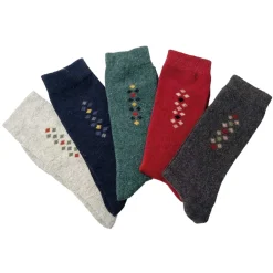 Chaussettes soie et cachemire - les 5