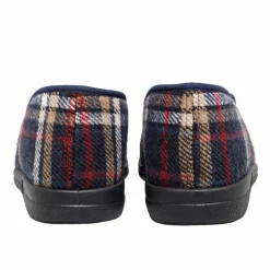 Chaussons carreaux laine