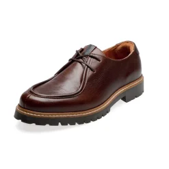 Chaussures lacées cuir