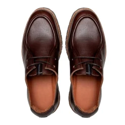 Chaussures lacées cuir