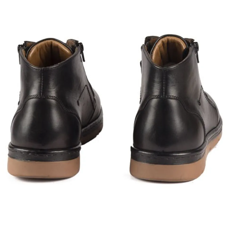 Chaussures montantes double zip