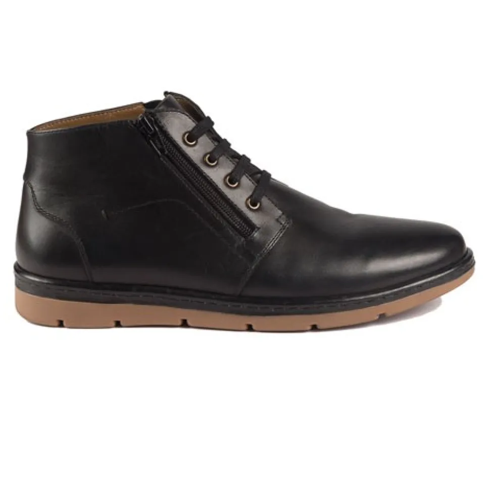 Chaussures montantes double zip