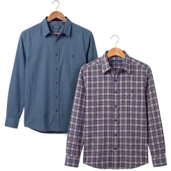 Chemise bleu cardiff - les 2 (de même taille)