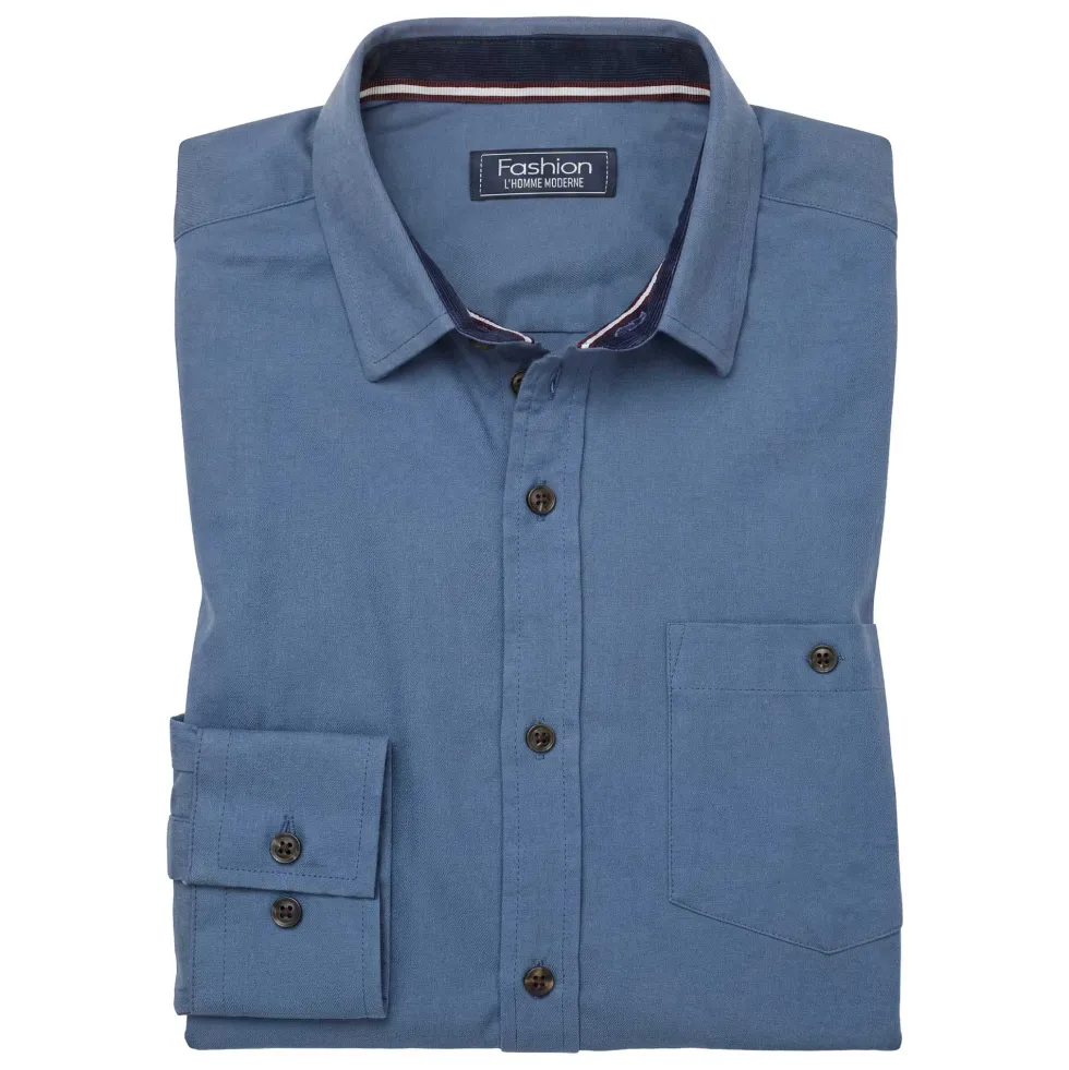 Chemise bleu cardiff - les 2 (de même taille)