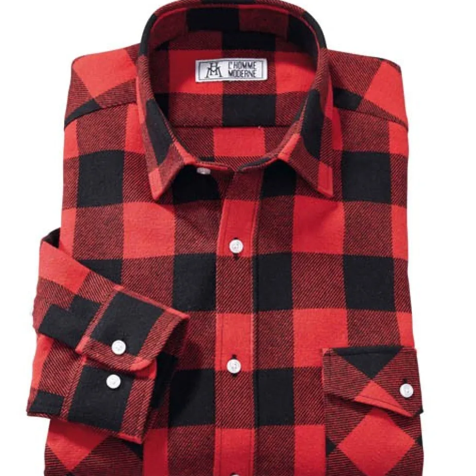 Chemise carreaux canadiens