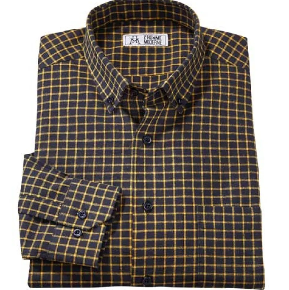 Chemise carreaux flanelle