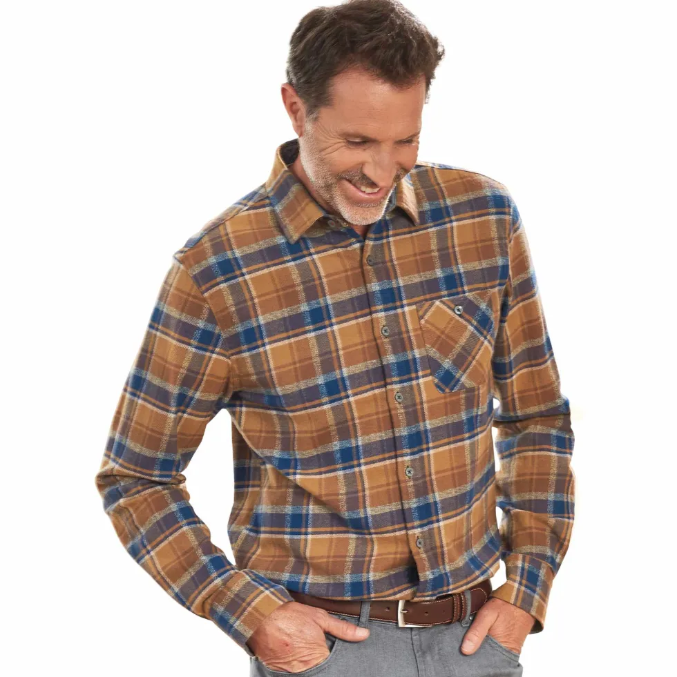 Chemise carreaux flanelle Chambéry