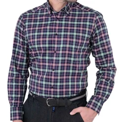Chemise carreaux Oxford-style