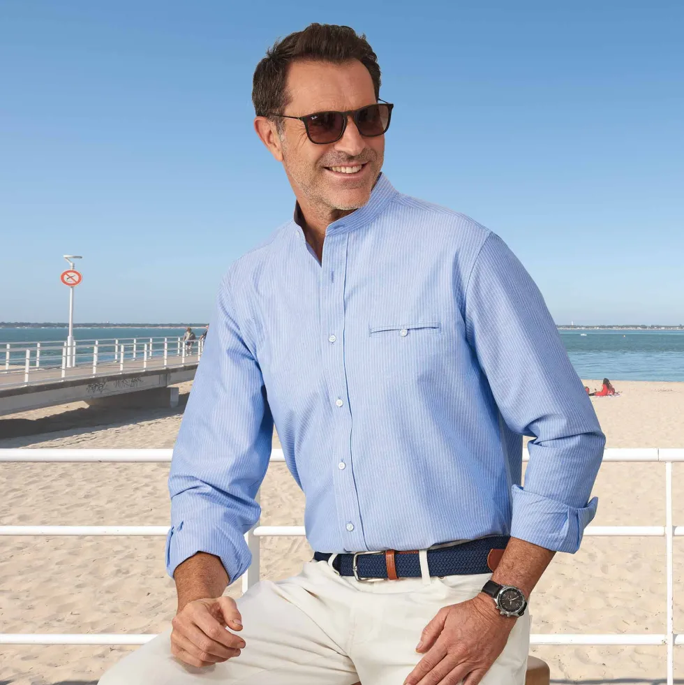 Chemise Col Officier