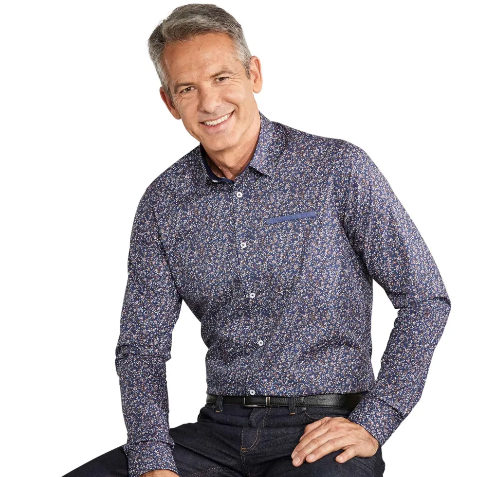 Chemise Coton Fleurs