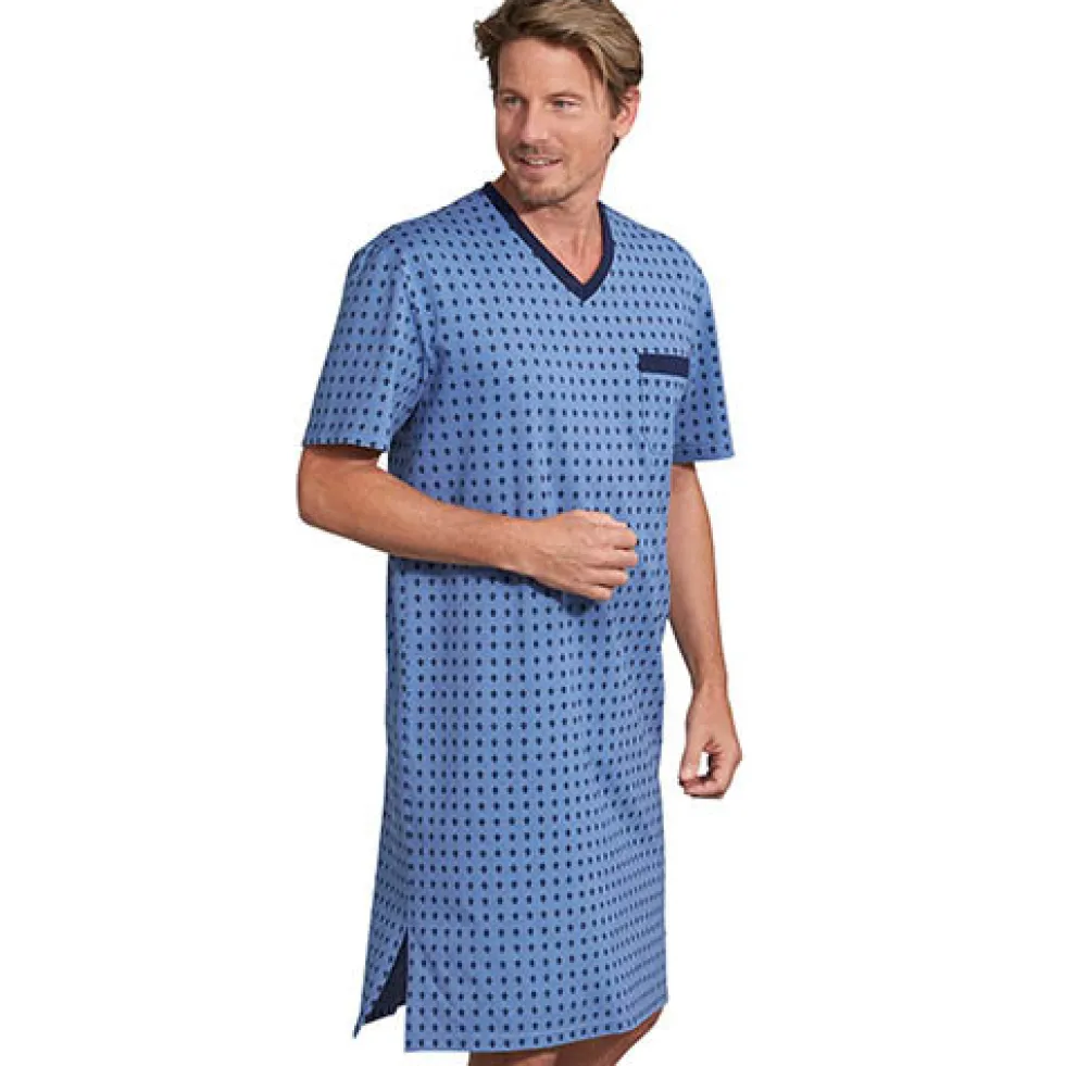 Chemise de nuit fleurs de lys