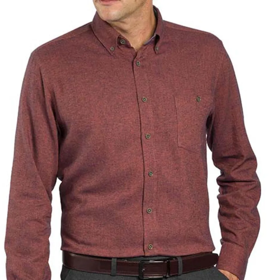 Chemise flanelle chevrons