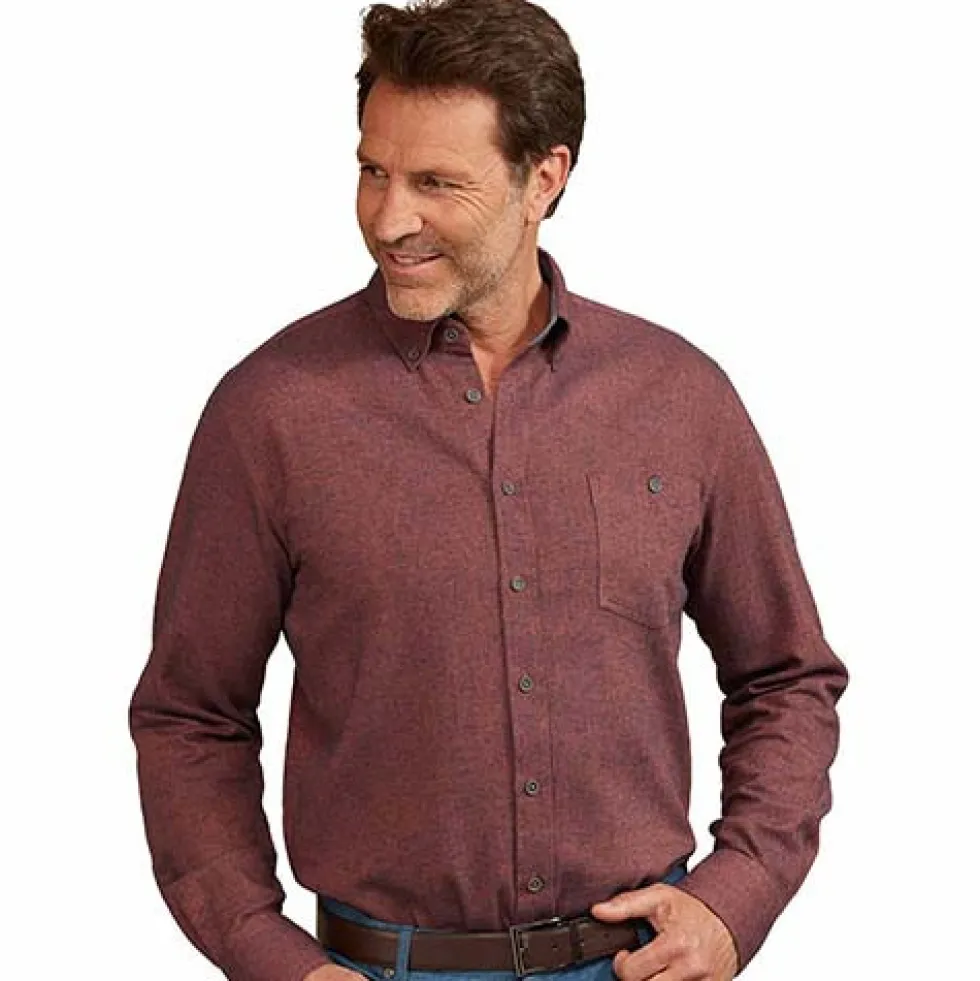 Chemise flanelle chevrons
