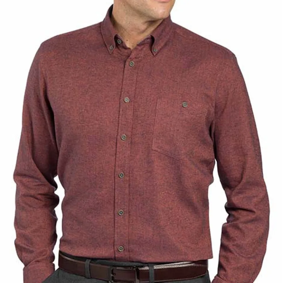 Chemise flanelle chevrons