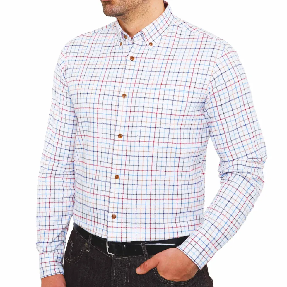 Chemise flanelle Dinan carreaux