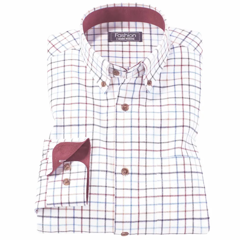 Chemise flanelle Dinan carreaux